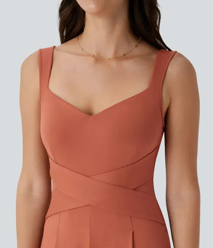 ColaSuit™ X - Robe décontractée dos nu avec poches latérales et taille en X
