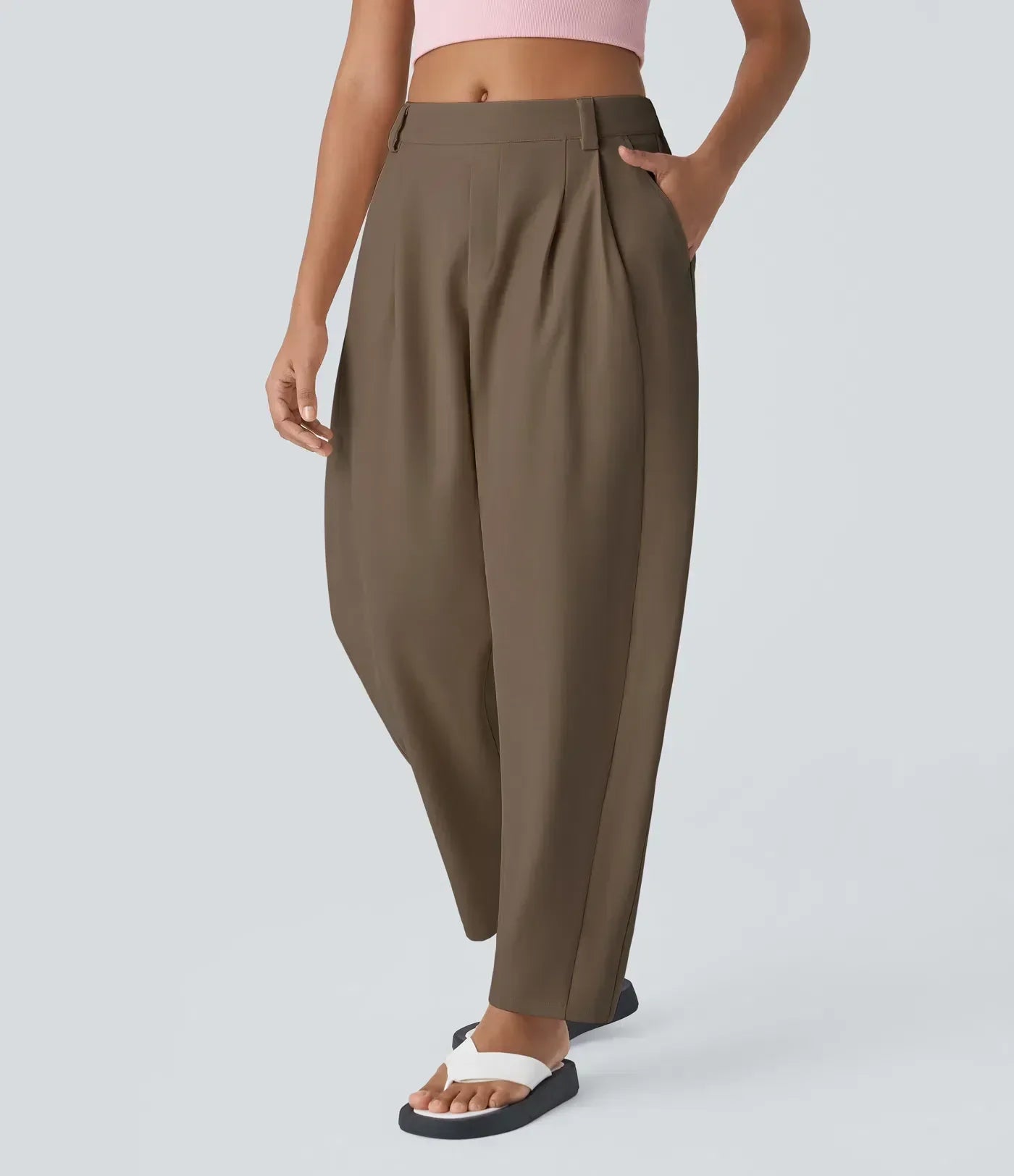ColaTek Air V3™ - Pantalon large avec ceinture haute, poches latérales et jambe tonneau