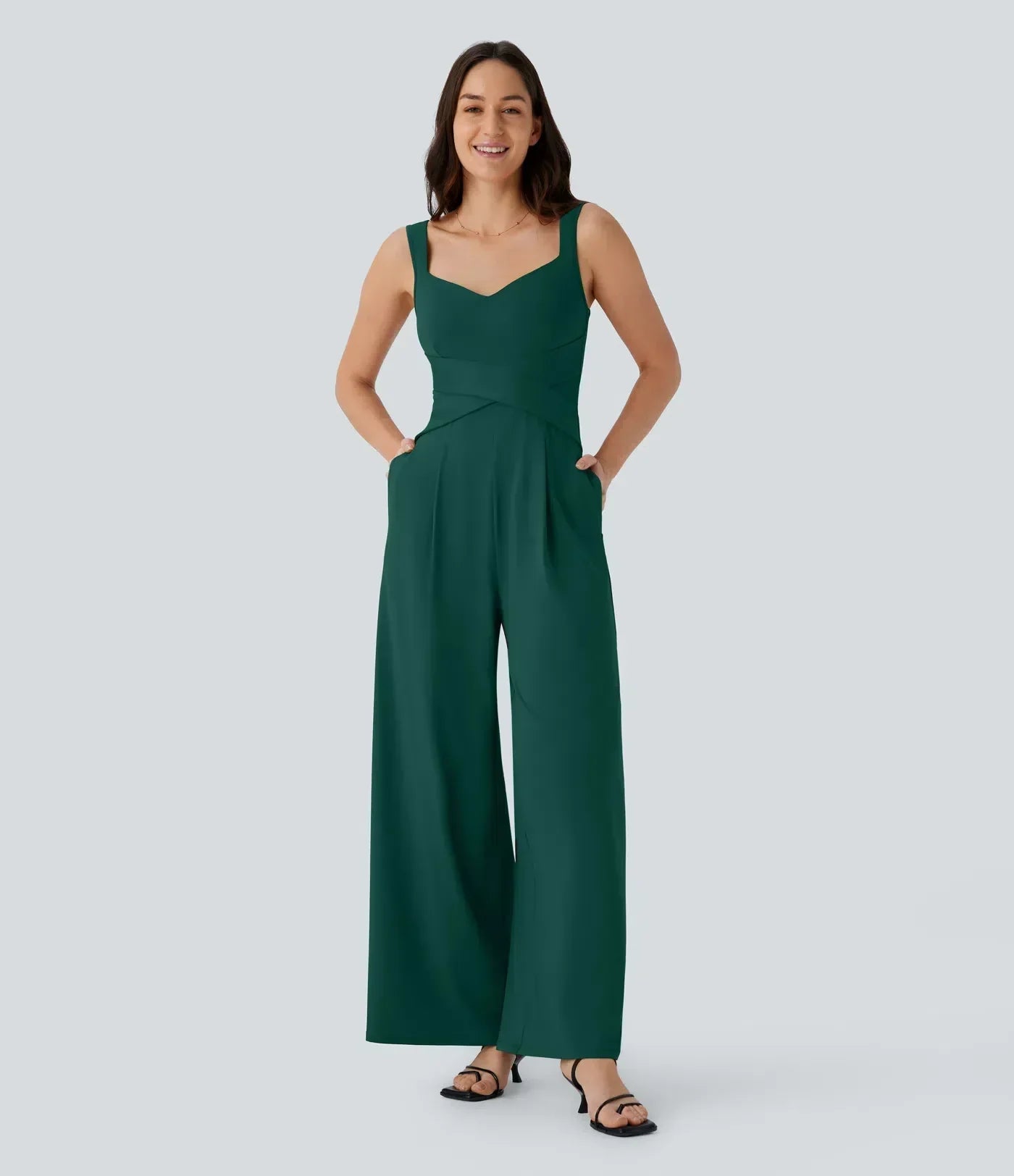ColaSuit™ X - Robe décontractée dos nu avec poches latérales et taille en X